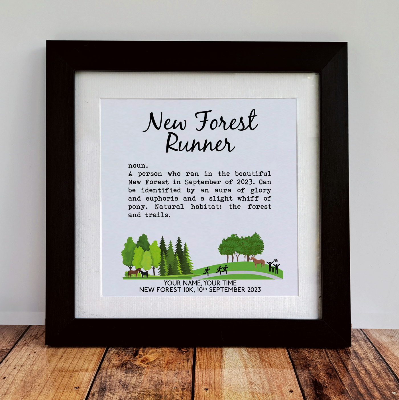 New Forest - Sept 2023 - Customised Framed Print