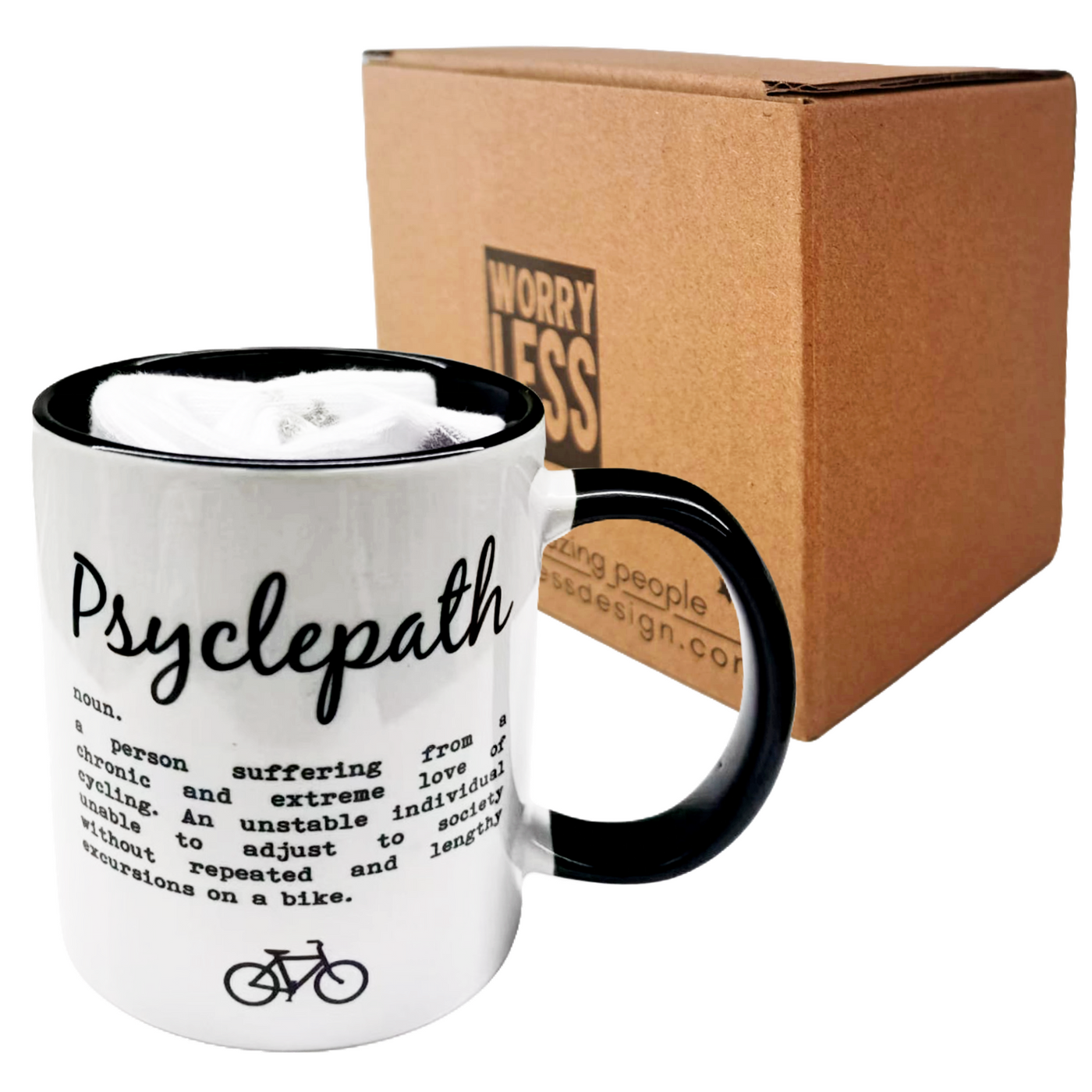 The "Psyclepath" - Mug and Socks Gift Set