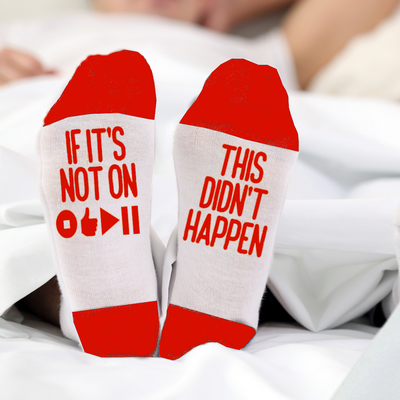 The "If It's Not On" Mug and Socks Gift Set