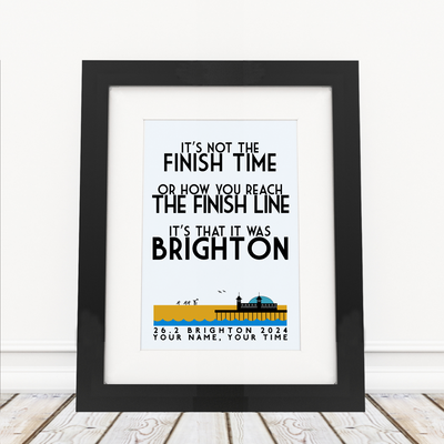 Brighton and Southampton - Marathon Framed Prints