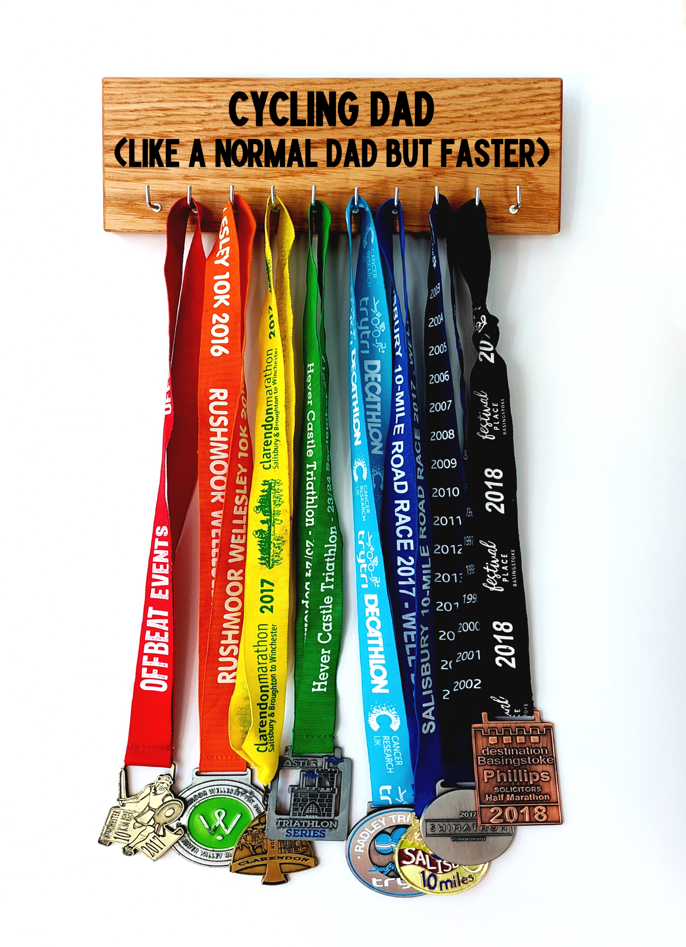 Cycling Dad - Medal Hanger
