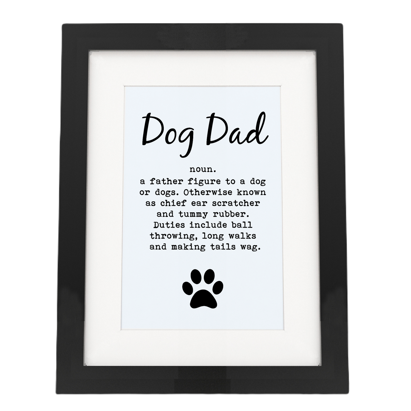 Dog Dad - Framed Print