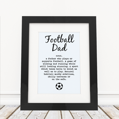 Football Dad - Framed Print