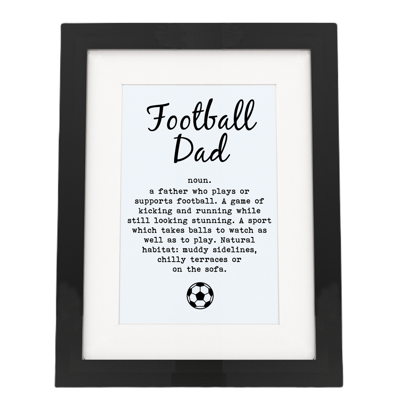 Football Dad - Framed Print