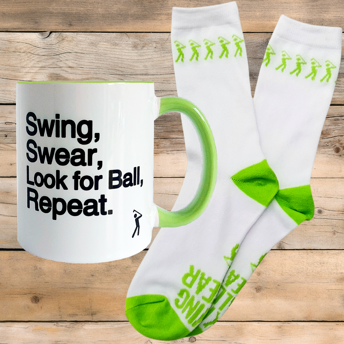 The "Swing Swear" - Mug and Socks Gift Set