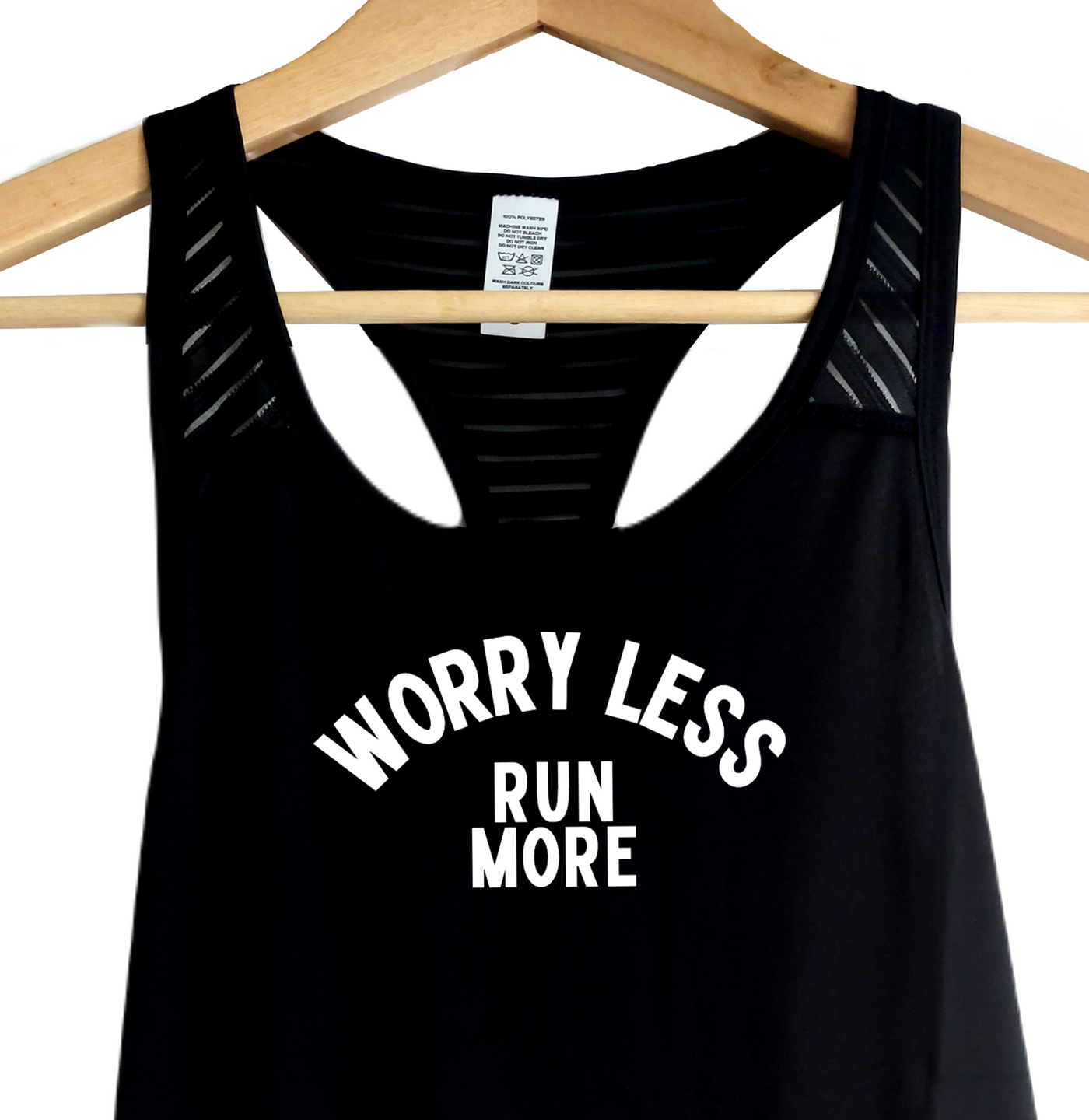 Worry Less Run More  -  Running Vest