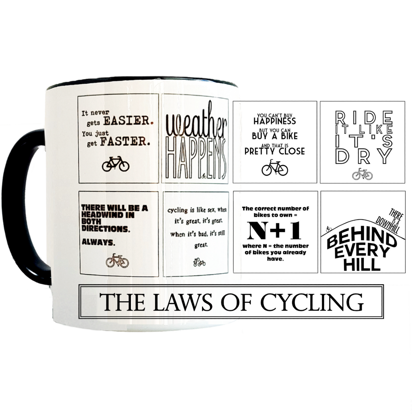 The Laws of Cycling - Mug