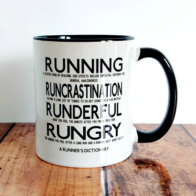 A Runner's Dictionary  - Mug