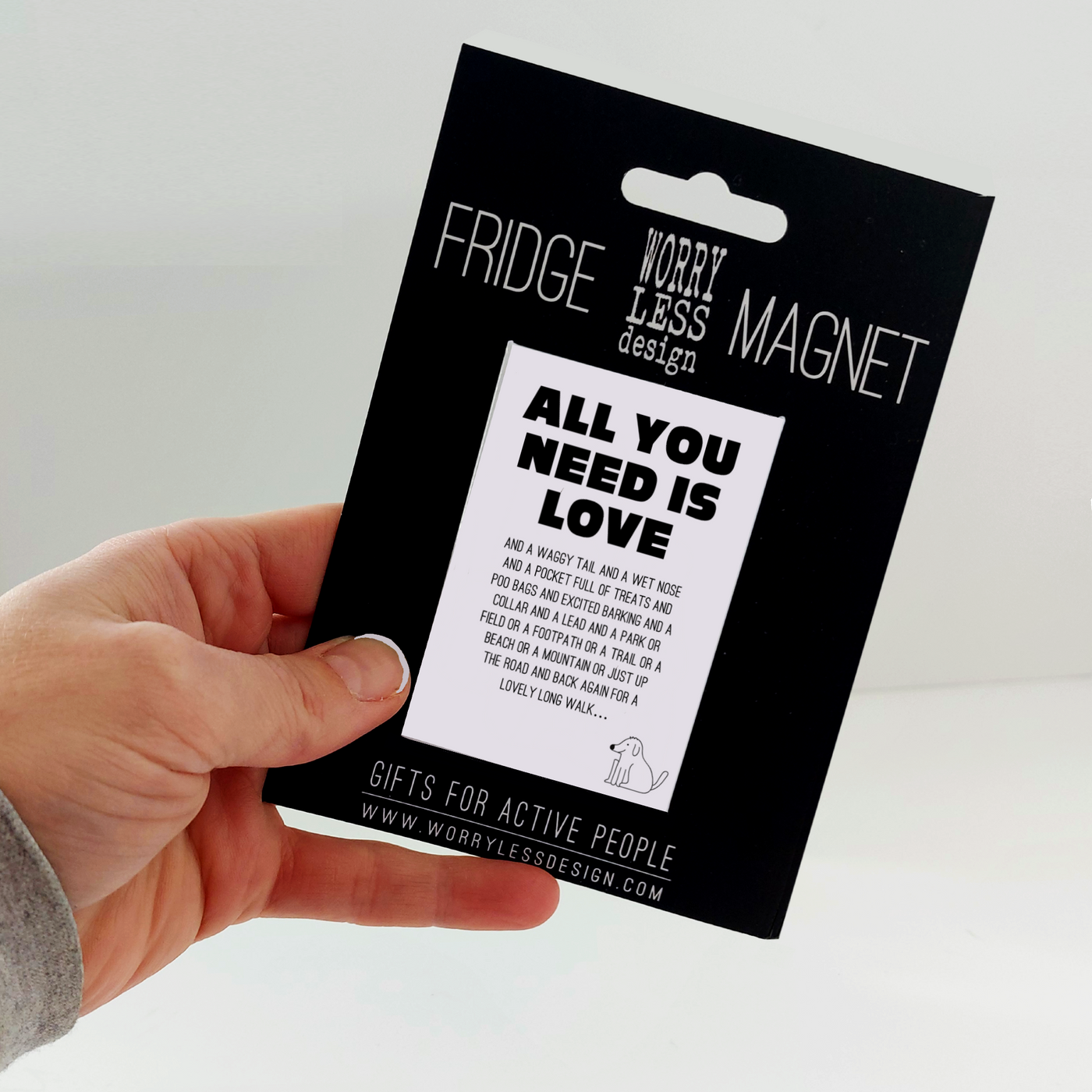All you need is love...and Dogs  - Fridge Magnet