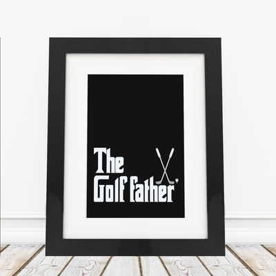 OUTLET - The Golf Father - Framed Print
