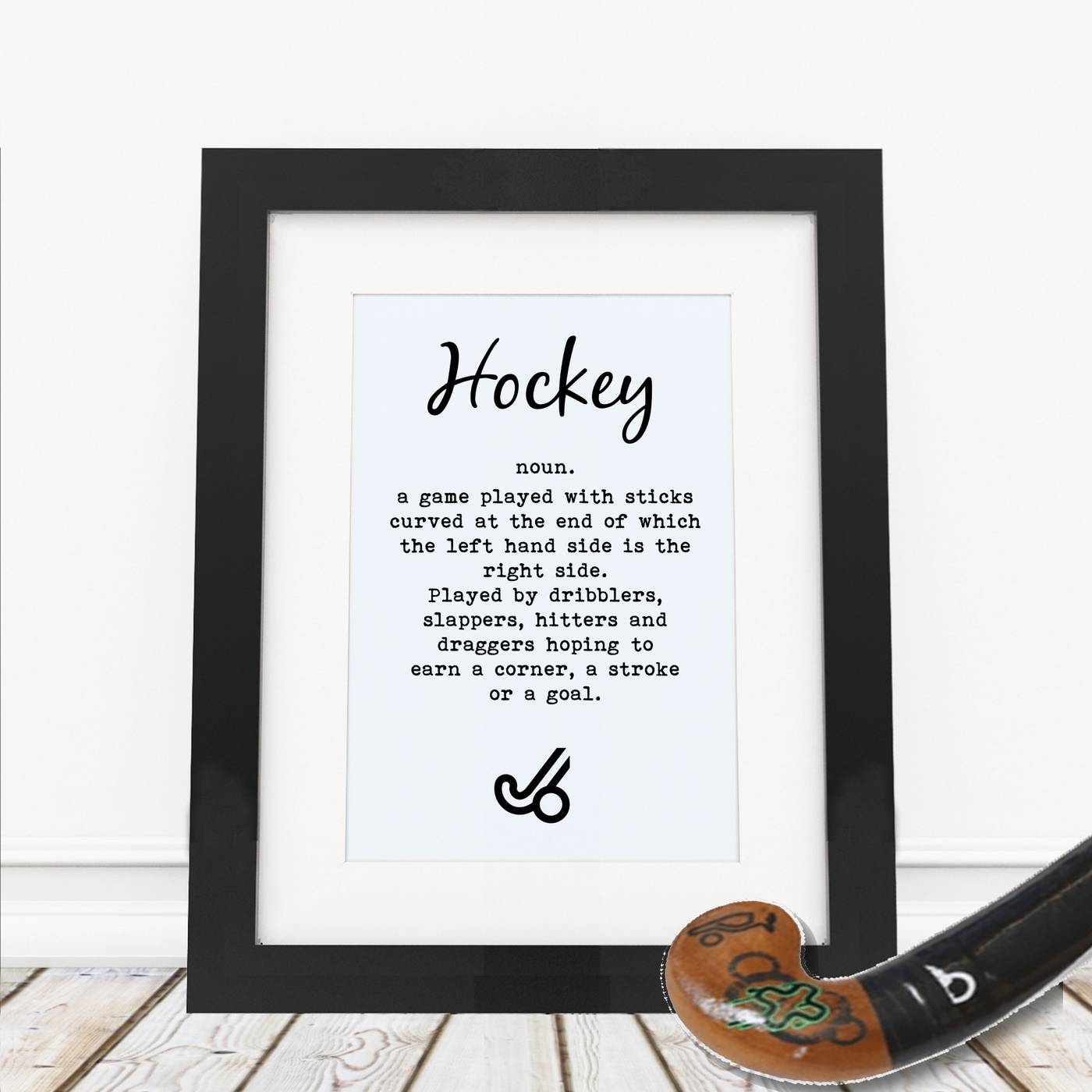 Hockey Definition - Framed Print