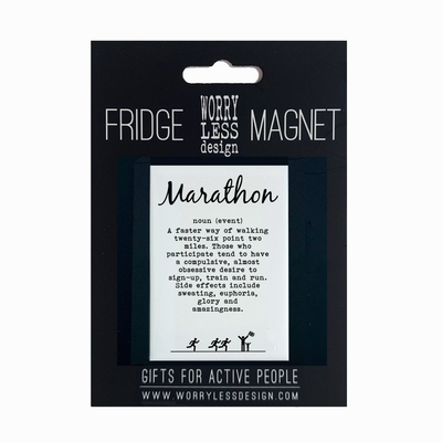 Marathon - Fridge Magnet