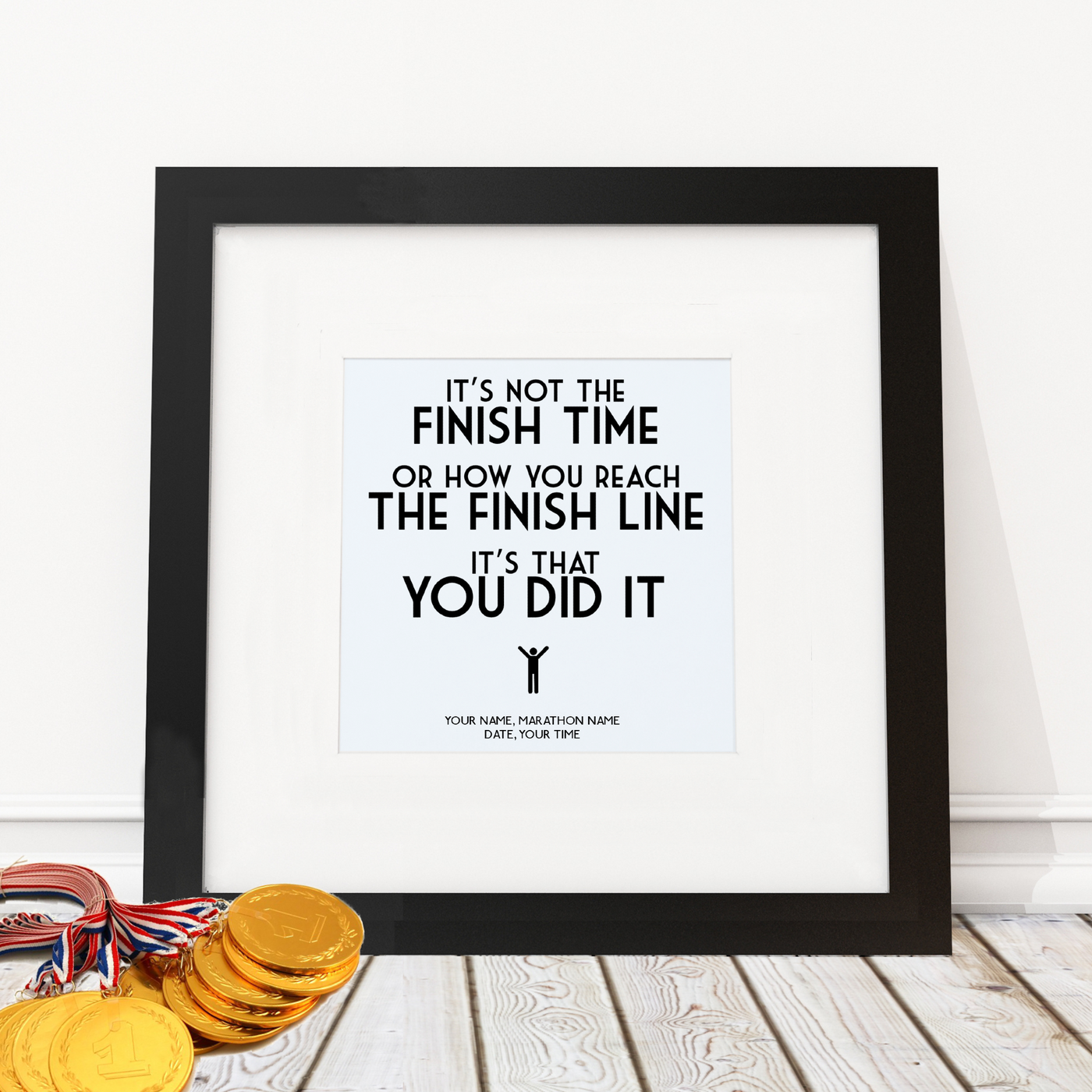Personalised - It's that you did it - Framed Print