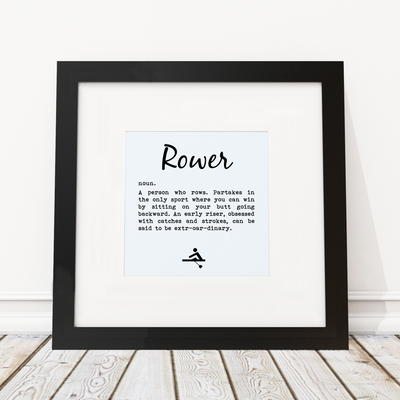 Rower - Framed Print