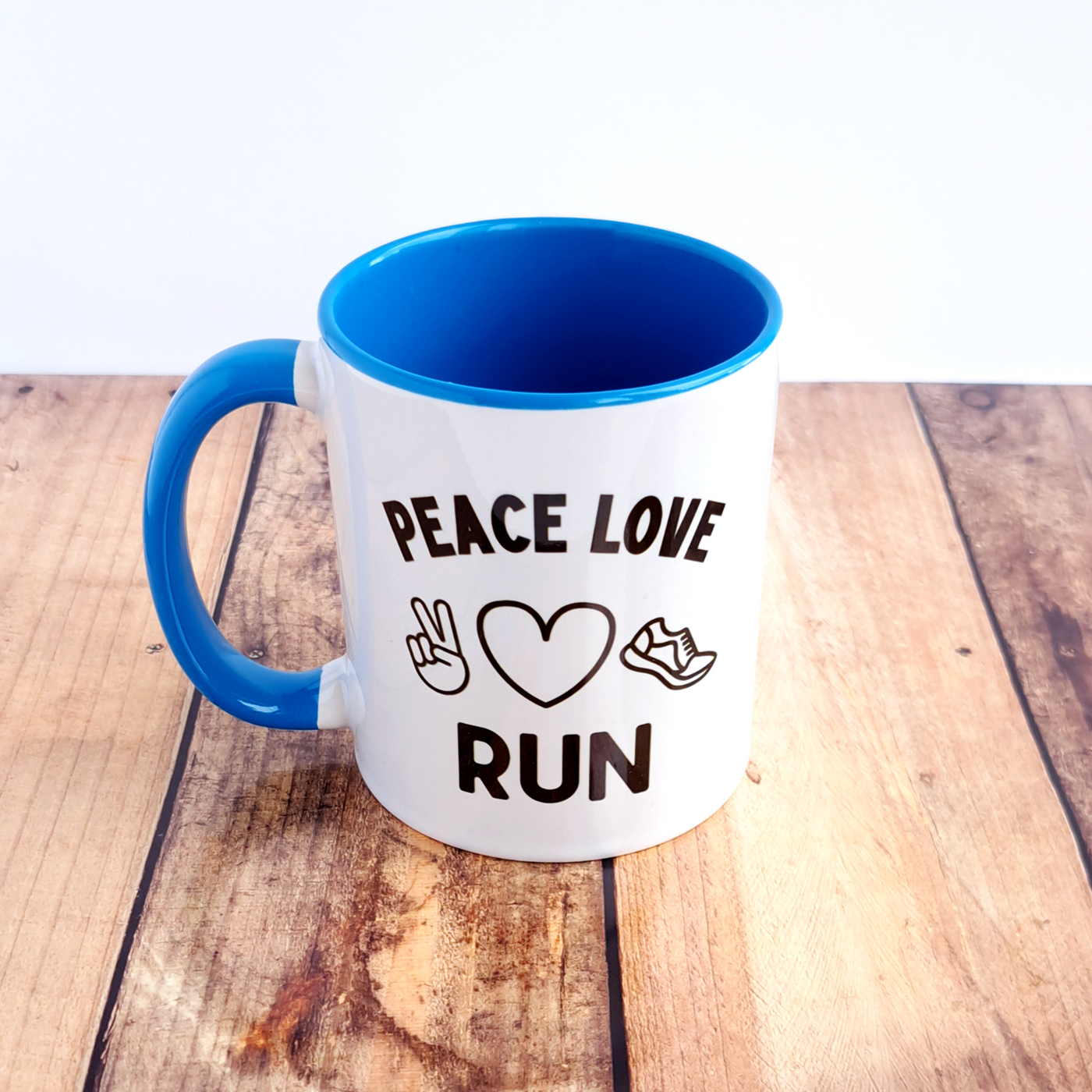 Peace Love Run - Mug