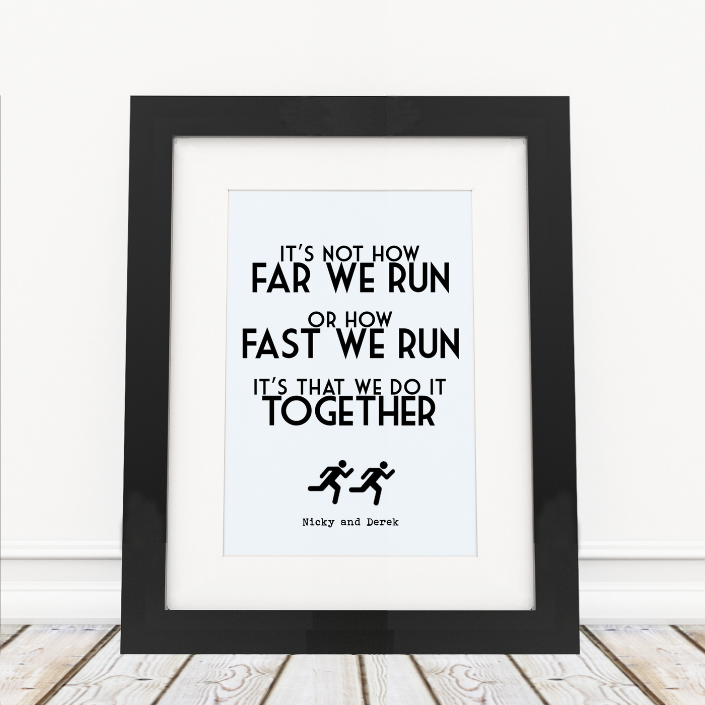 We Do It Together  - Framed Print