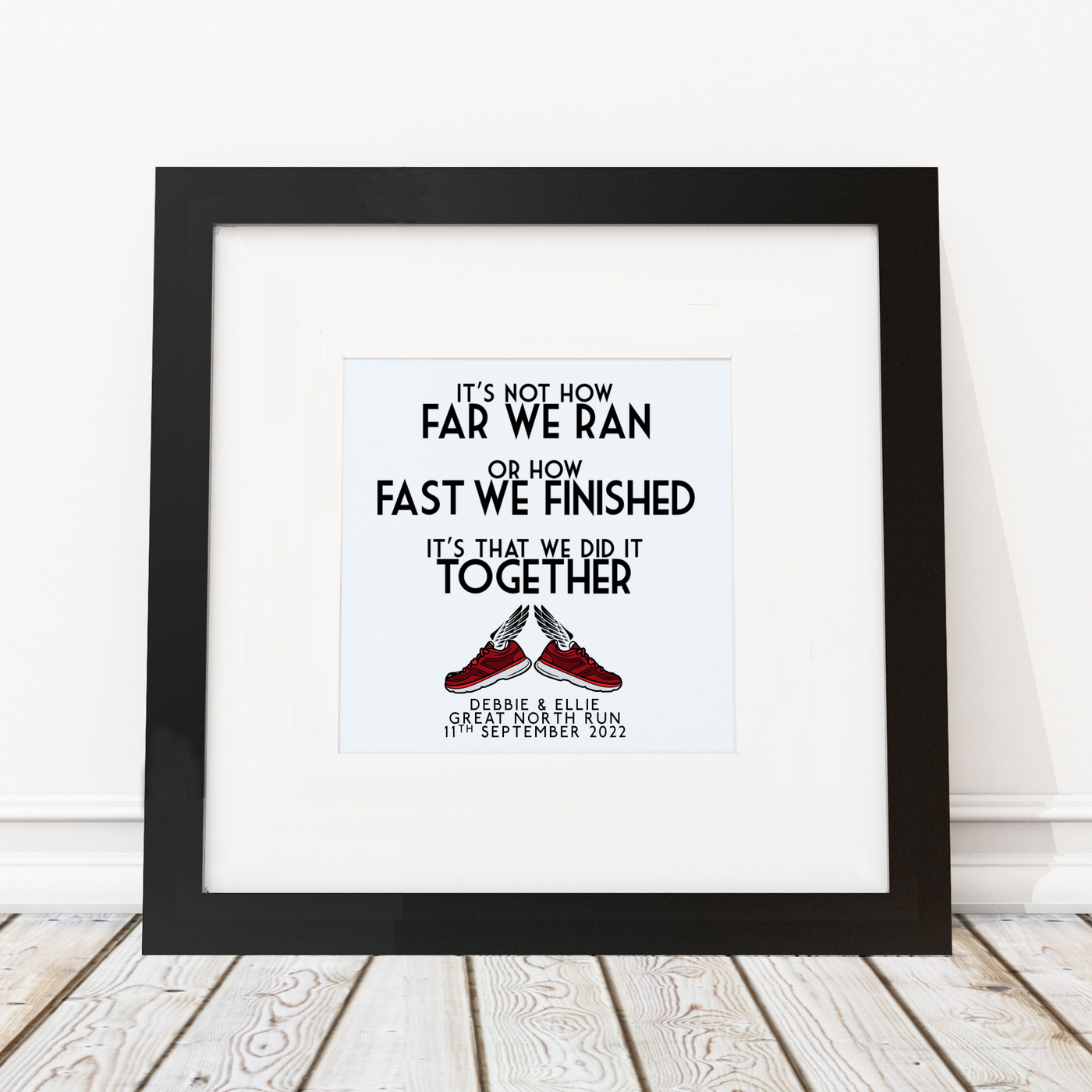 Personalised - We did it Together - Framed Print