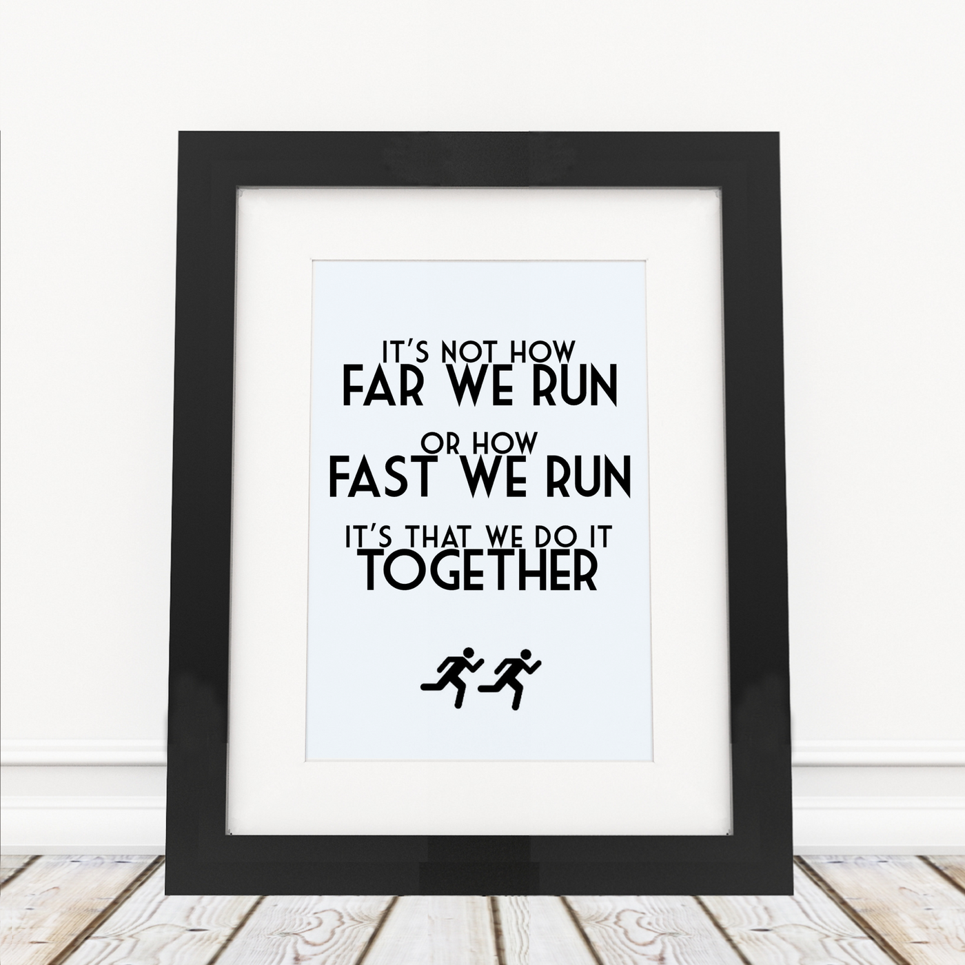 We Do It Together  - Framed Print