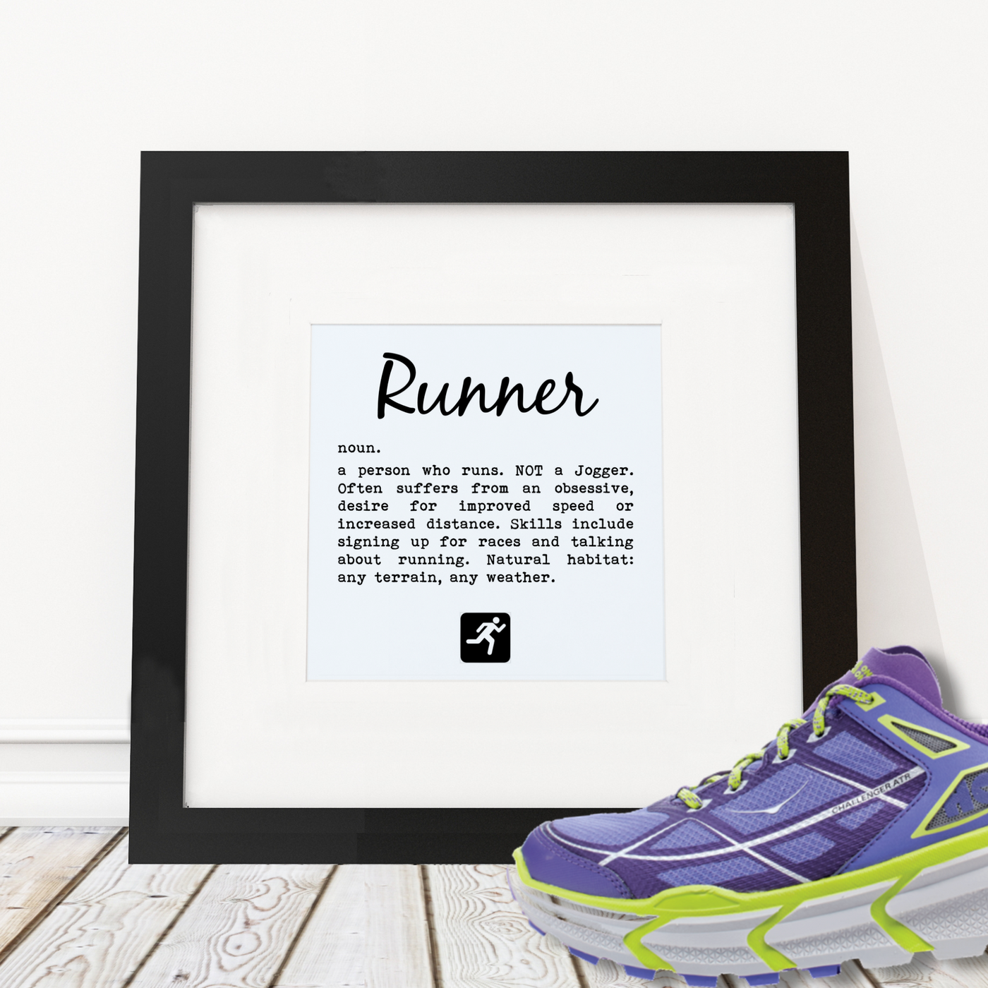 Runner Definition - Framed Print