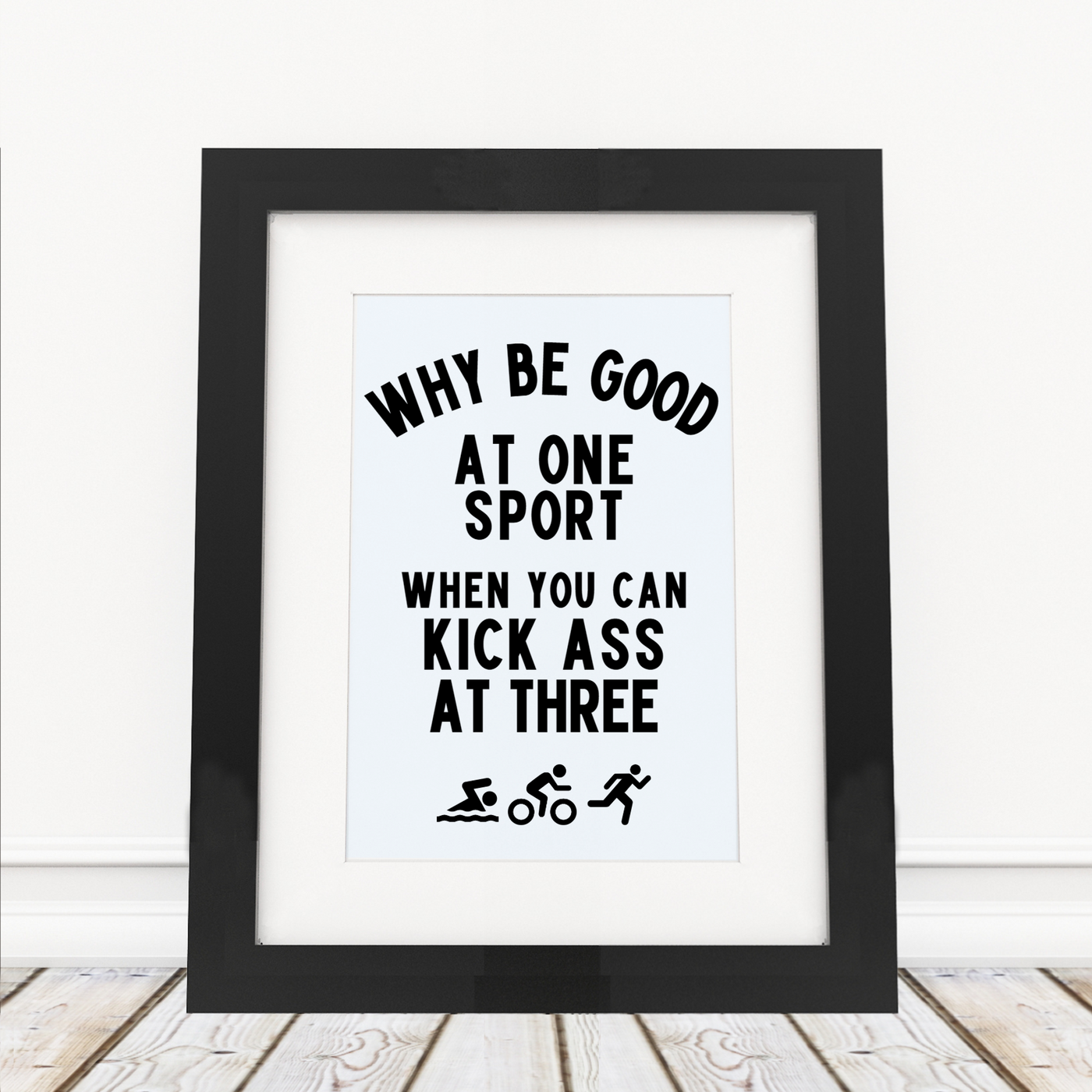 Why be good at one sport - Framed Print