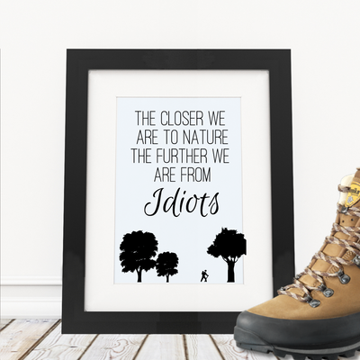 The Closer to Nature - Framed Print