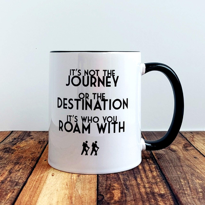 It's not the Journey... - Mug-Worry Less Design-Mug,Walking,Walking-Gift
